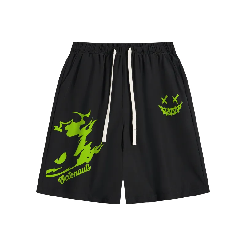 Small Columns Under The Sea Casual Shorts Unisex-5