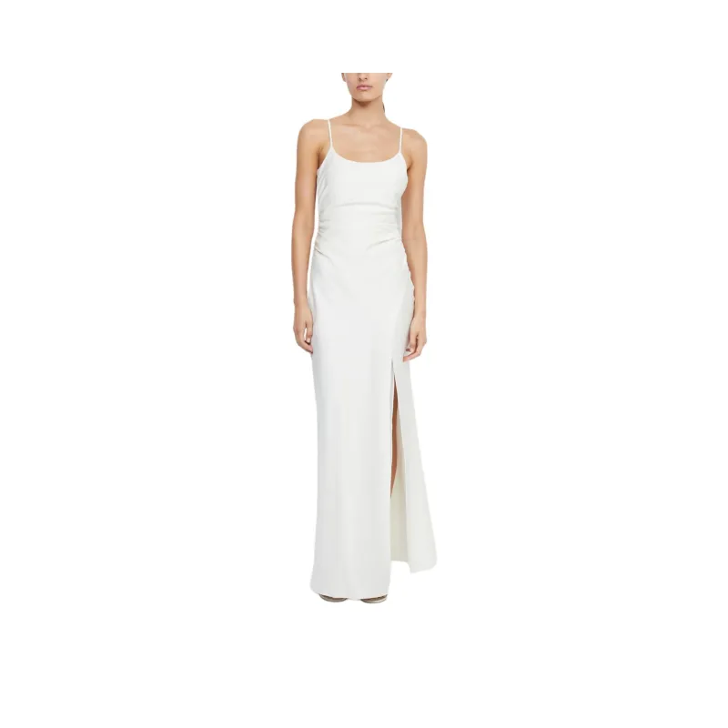 BEC+BRIDGE ETERNITY SCOOP MAXI DRESS Slip Dresses Women's Cream White-0