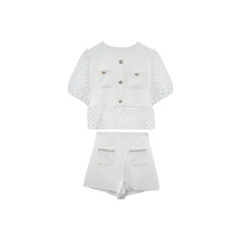 Icicofficial Casual Suit Women's White