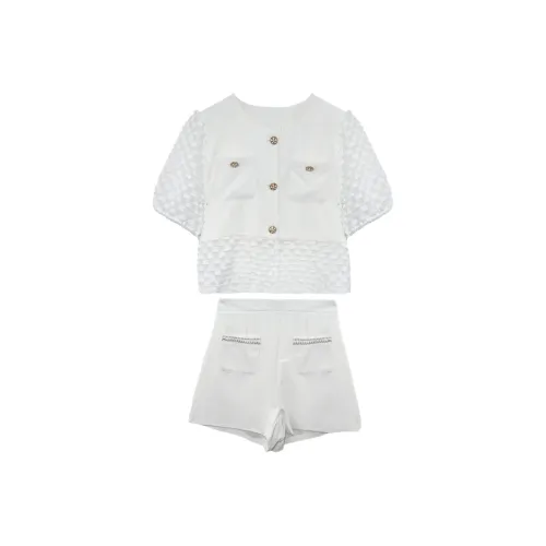 Icicofficial Casual Suit Women's White