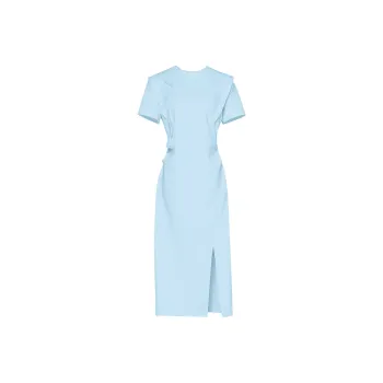 Duffy Fashion Short Sleeved Dresses Women's Light Blue