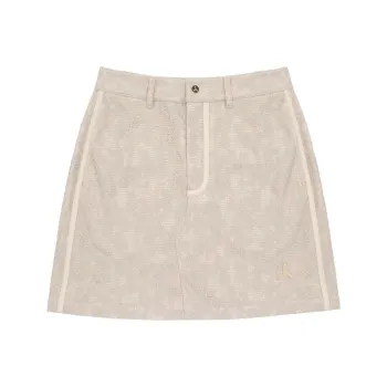 LI NING 1990 Casual Short Skirts Women's Light Milk Umber