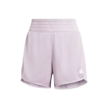 Adidas Pacer Essentials Knit High Rise Shorts Sports Shorts Women's Pink