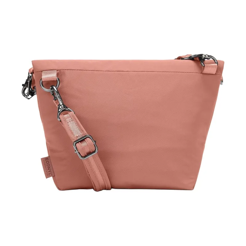 PACSAFE Recycled Nylon Shoulder Bag Women's Rose Pink-2