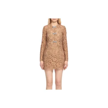 Self portrait Lace Bow Mini Dress