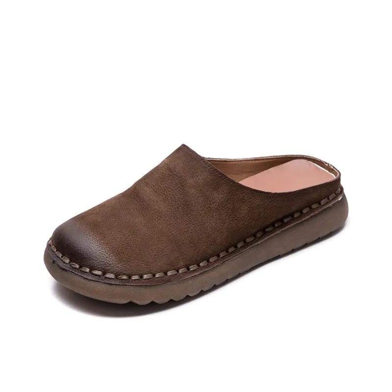 Jay Rubber Sole Abrasion Resistant Closed Toe Slippers Women's-5