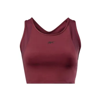 Reebok LUX PERFORM CROP TOP Sports Underwear Women's Red