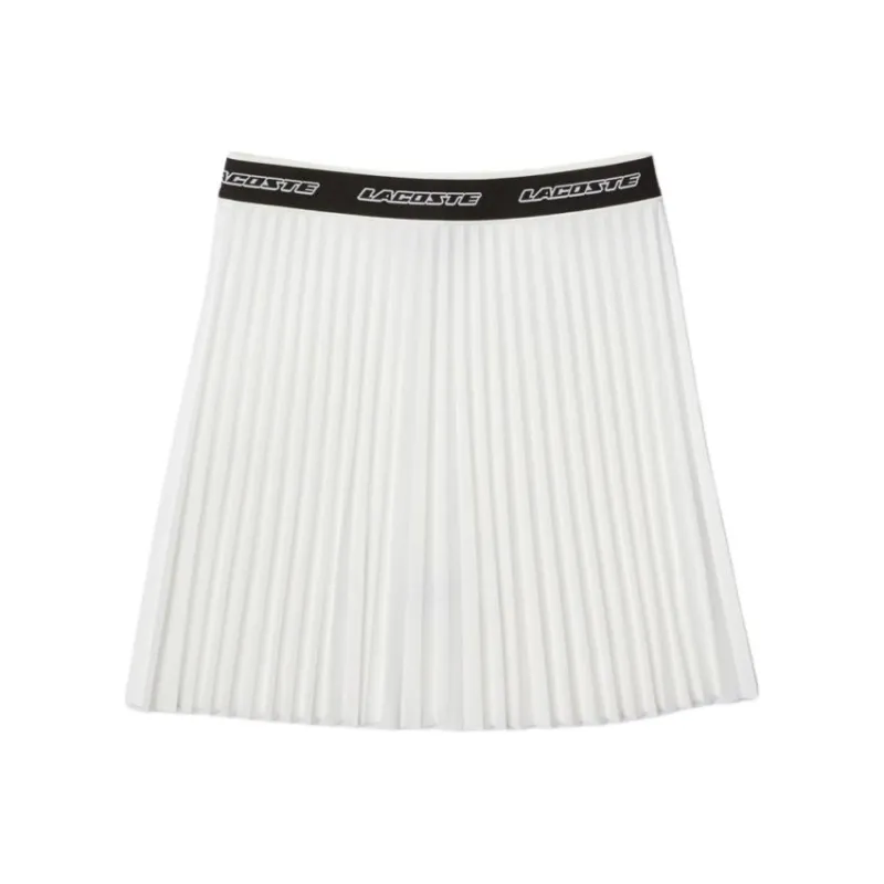 LACOSTE Casual Short Skirts Women's White-0