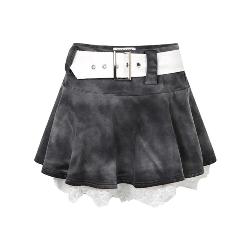 JAC FLEURANT Casual Short Skirts Women's Black-0