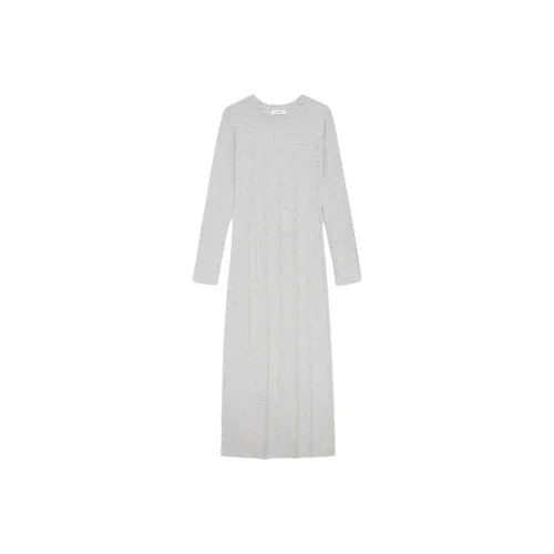 Anine Bing Long Sleeved Dress Women's Heather Gray