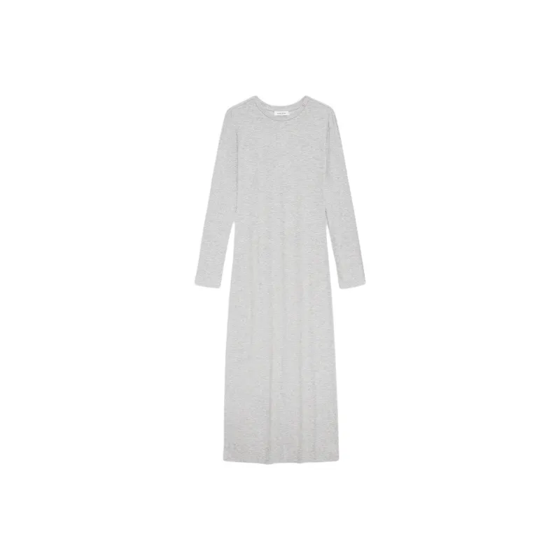 Anine Bing Long Sleeved Dress Women's Heather Gray-0