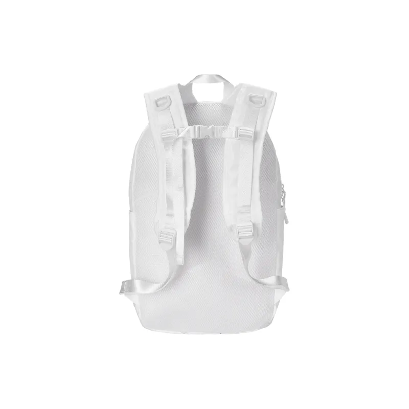 Spare No Pains. Polyester Backpack Unisex Red And White Two Tone-3