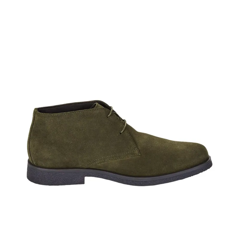 GEOX Ankle Boots Men Green-1