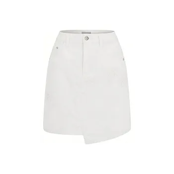 RARE Denim Short Skirts Women's White