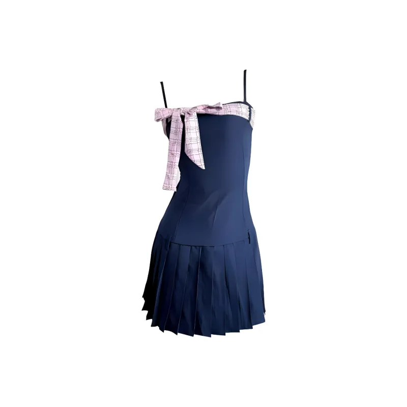 KKX Slip Dress Women's Navy Blue-0