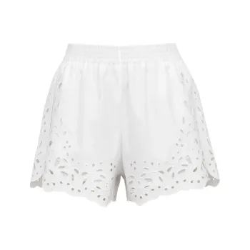 Chloé Denim Shorts Women's White