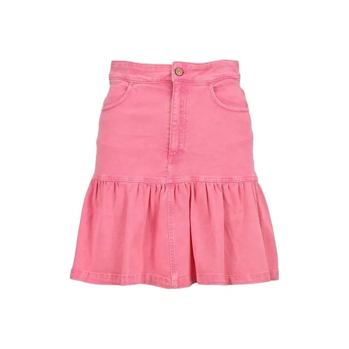 See By Chloe Denim Short Skirts Women's Pink-0