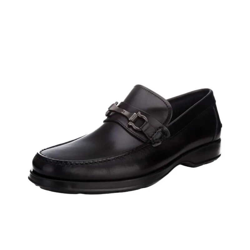 Ferragamo Loafers Men Black-2