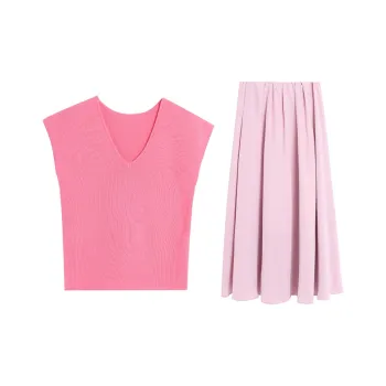 BVODE Two Piece Skirt Sets Women's