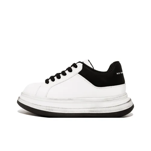 OUBLI OB Opal Height Increasing Low Top Casual Shoes Men's White