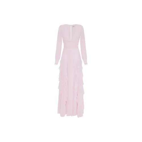Elisabetta Franchi Ruffled Georgette Maxi Dress