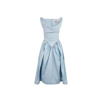 Vivienne Westwood SS25 Sleeveless Dress Women's Blue