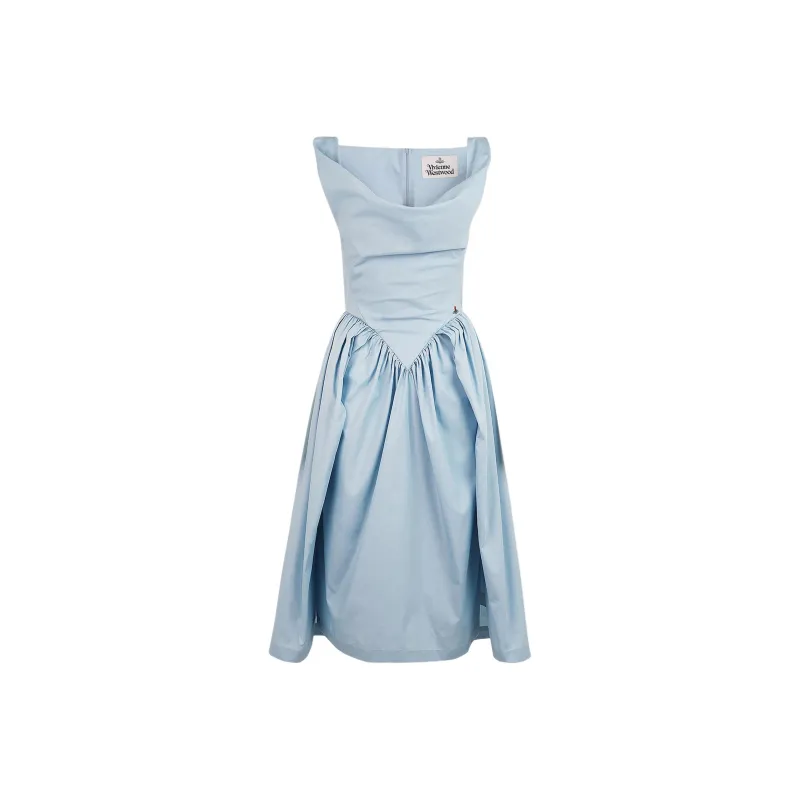 Vivienne Westwood SS25 Sleeveless Dress Women's Blue-0