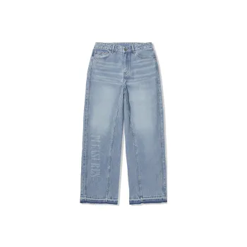 LiNing x PLEASURES Jeans Women's Blue