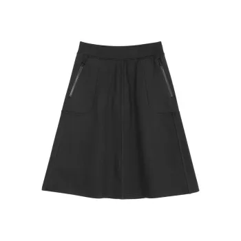 Skechers Casual Long Skirts Women's Pitch Black