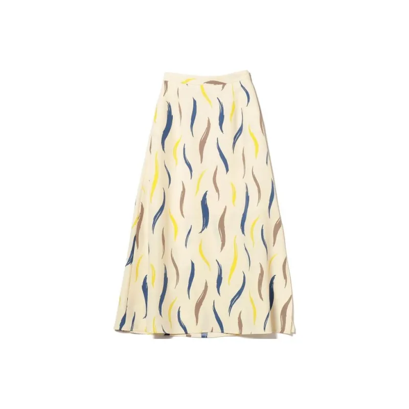 Beams Casual Long Skirt Women's Dark Beige-0