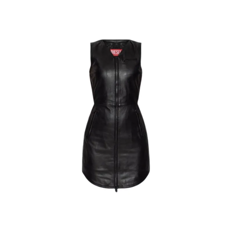 DIESEL L Ilith Zipped Mini Dress-0