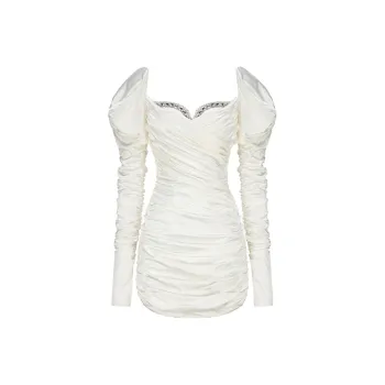NANA JACQUELINE Long Sleeved Dresses Women's White