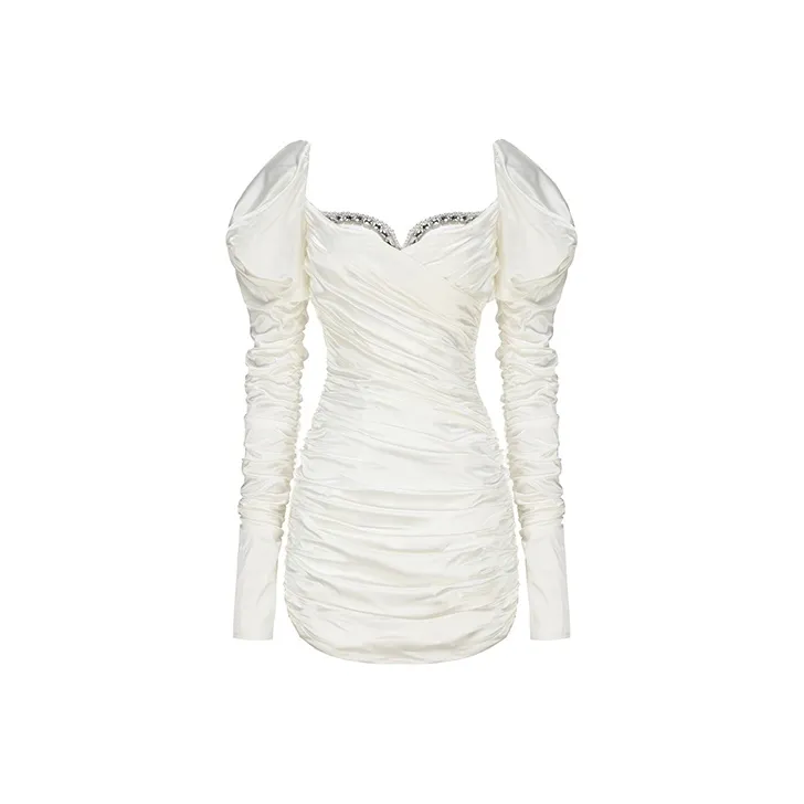 NANA JACQUELINE Long Sleeved Dresses Women's White-0