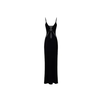 Elisabetta Franchi Slip Dress Women's Black