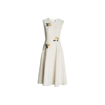 PUREIDOL Sleeveless Dress Women's Ecru