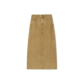 COVERINS Casual Long Skirt Women's Khaki