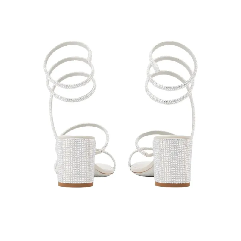 RENE CAOVILLA Cleo 60mm Leather Sandals Women's-3