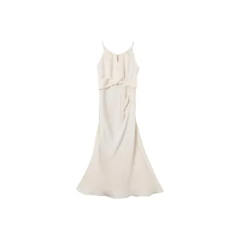 SETIROM Sleeveless Dress Women's Champagne