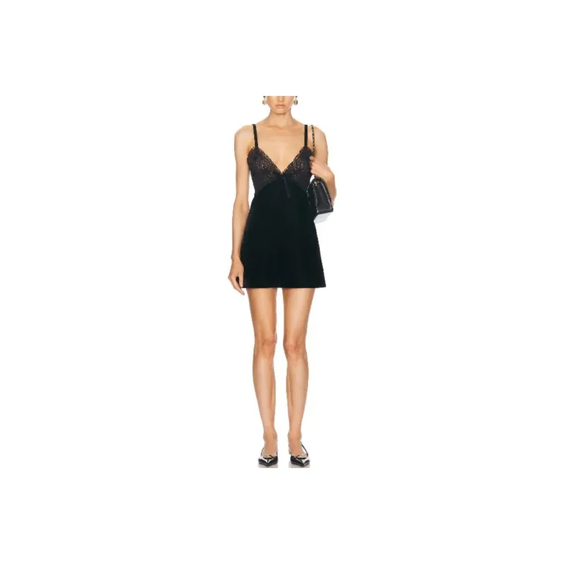 LOVESHACKFANCY Slip Dresses Women's Black-0