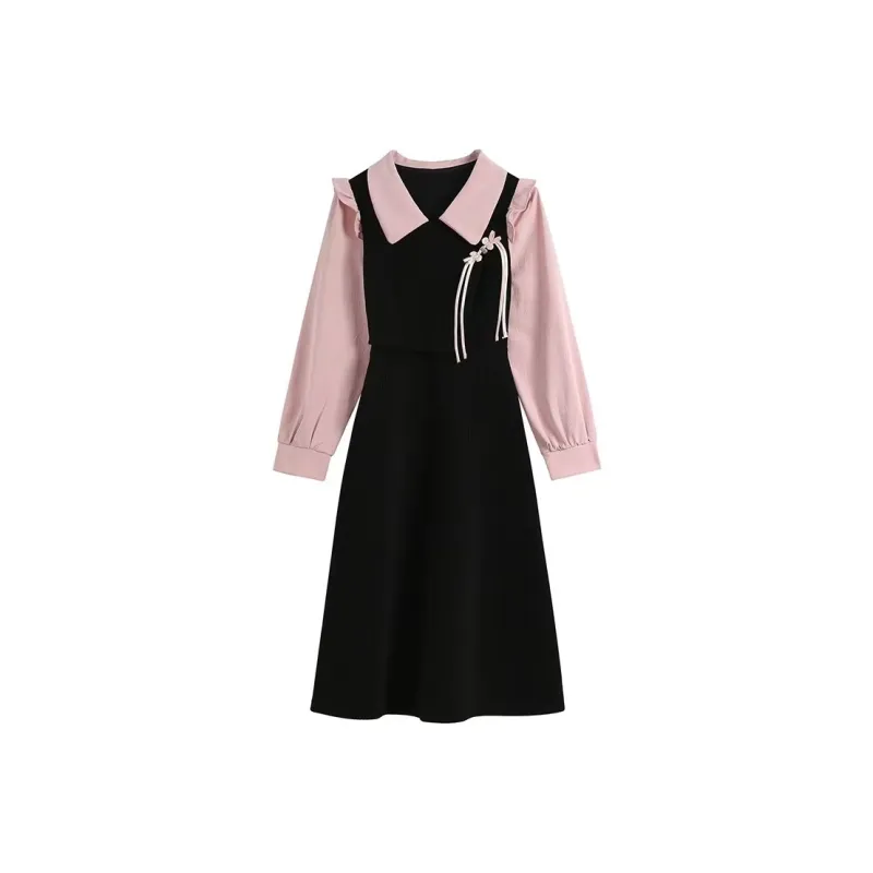SONDR Short Sleeved Dress Women's Black-7