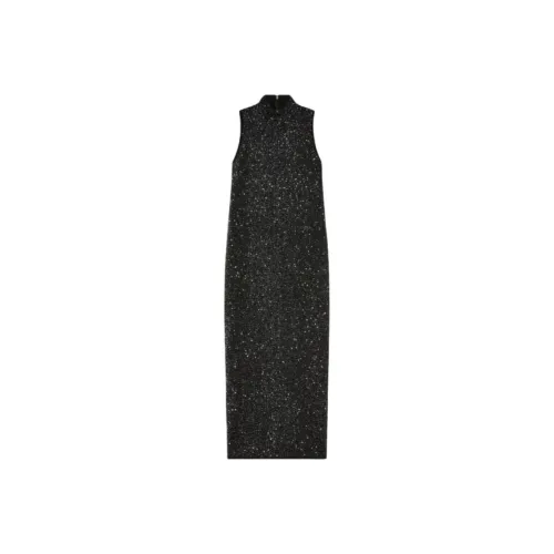 MaxMara Studio All-Over Embellished Sleeveless Dress