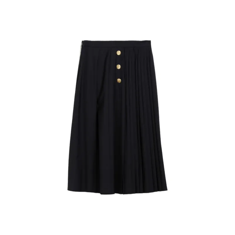 MaxMara Casual Long Skirt Women's Black-0