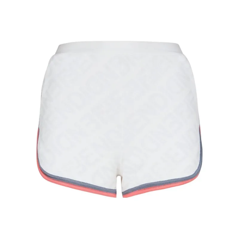 FENDI Allover Logo Knitted Shorts-0