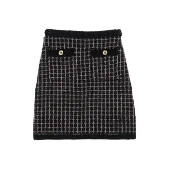 Sandro Casual Short Skirts Women's Black