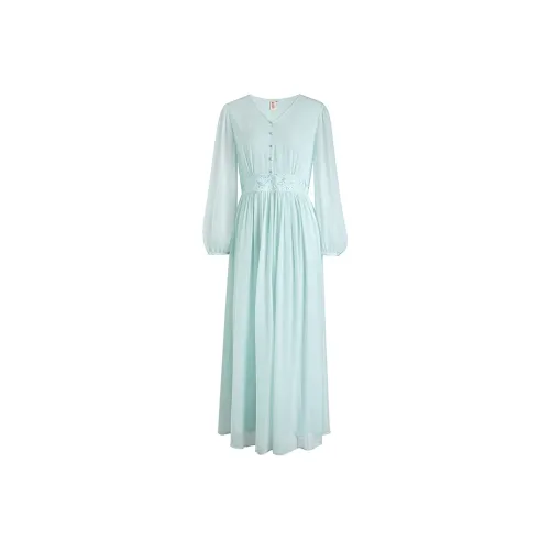 A LIFE ON THE LEFT Long Sleeved Dress Women's Azure