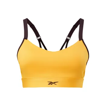 Reebok S Lux Strappy Bra Sports Underwear Women's Gold