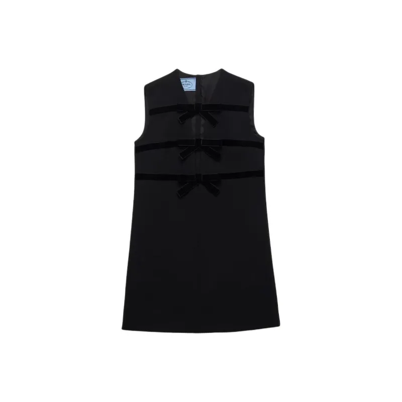 PRADA Sleeveless Dress Women's Black-0