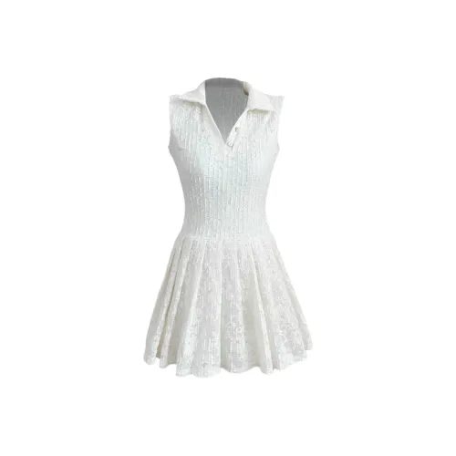ONEPASS Sleeveless Dress Women's White