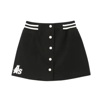 ASWZ Casual Short Skirts Women's Black