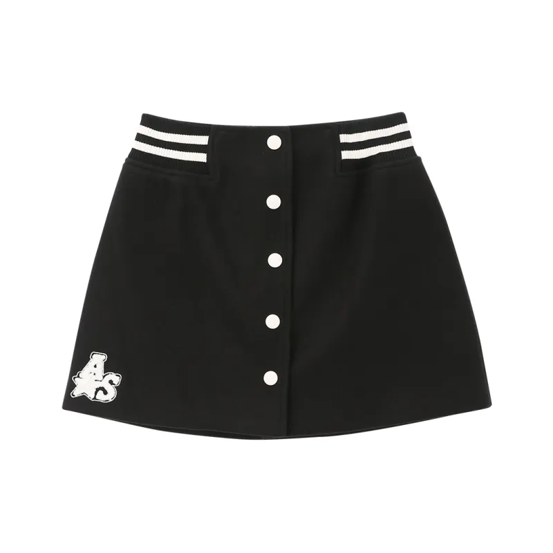 ASWZ Casual Short Skirts Women's Black-0
